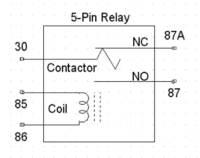 5-pin relay